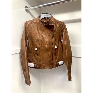 (NWT) RALPH LAUREN LAMB LEATHER JACKET SIZE 6 NEW WITH TAGS MSRP: $495.00